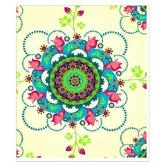 Mandala Flowers, Abstract, Butterflies, Floral, Pattern Duvet Cover Double Side (California King Size) from ArtsNow.com Front