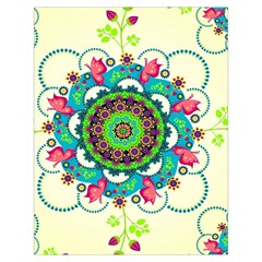 Mandala Flowers, Abstract, Butterflies, Floral, Pattern Toiletries Pouch from ArtsNow.com Back