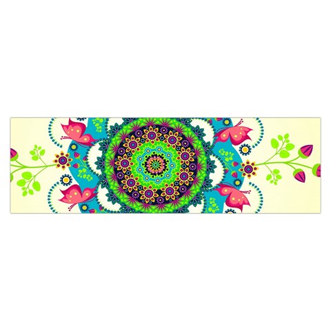 Mandala Flowers, Abstract, Butterflies, Floral, Pattern Toiletries Pouch from ArtsNow.com Hand Strap