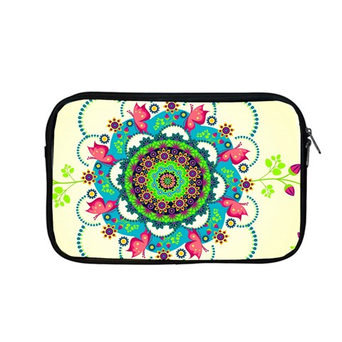 Mandala Flowers, Abstract, Butterflies, Floral, Pattern Apple MacBook Pro 13  Zipper Case from ArtsNow.com Front