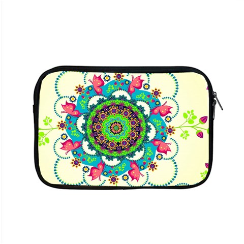 Mandala Flowers, Abstract, Butterflies, Floral, Pattern Apple MacBook Pro 15  Zipper Case from ArtsNow.com Front