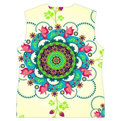 Mandala Flowers, Abstract, Butterflies, Floral, Pattern Women s Button Up Vest from ArtsNow.com Back