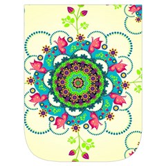 Mandala Flowers, Abstract, Butterflies, Floral, Pattern Waist Pouch (Small) from ArtsNow.com Front Pocket