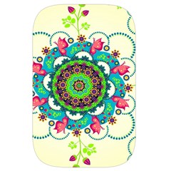 Mandala Flowers, Abstract, Butterflies, Floral, Pattern Waist Pouch (Large) from ArtsNow.com Front