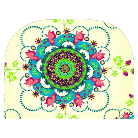 Mandala Flowers, Abstract, Butterflies, Floral, Pattern Make Up Case (Medium) from ArtsNow.com Back