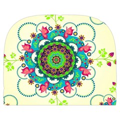 Mandala Flowers, Abstract, Butterflies, Floral, Pattern Make Up Case (Large) from ArtsNow.com Front