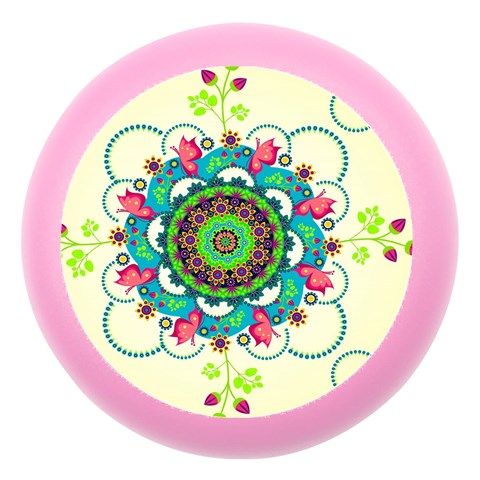 Mandala Flowers, Abstract, Butterflies, Floral, Pattern Dento Box with Mirror from ArtsNow.com Front