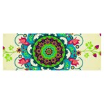 Mandala Flowers, Abstract, Butterflies, Floral, Pattern Banner and Sign 8  x 3 