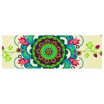 Mandala Flowers, Abstract, Butterflies, Floral, Pattern Banner and Sign 12  x 4 