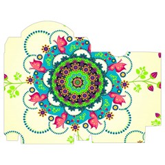 Mandala Flowers, Abstract, Butterflies, Floral, Pattern Playing Cards Single Design (Rectangle) with Custom Box from ArtsNow.com Poker Box