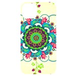 Mandala Flowers, Abstract, Butterflies, Floral, Pattern iPhone 14 Plus Black UV Print Case