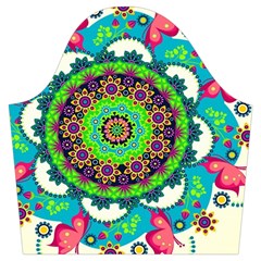 Mandala Flowers, Abstract, Butterflies, Floral, Pattern Trumpet Sleeve Cropped Top from ArtsNow.com Sleeve Left