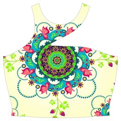 Mandala Flowers, Abstract, Butterflies, Floral, Pattern Cut Out Top from ArtsNow.com Front