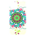 Mandala Flowers, Abstract, Butterflies, Floral, Pattern iPhone 15 Black UV Print PC Hardshell Case