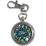 Merry Christmas, Happy New Year, Christmas Seamless Texture Key Chain Watches