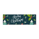 Merry Christmas, Happy New Year, Christmas Seamless Texture Sticker (Bumper)