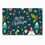 Merry Christmas, Happy New Year, Christmas Seamless Texture Postcards 5  x 7  (Pkg of 10)