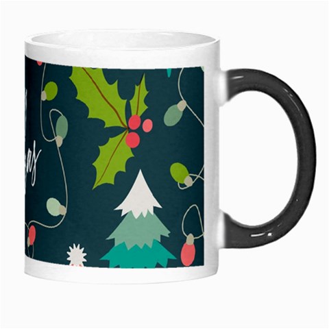 Merry Christmas, Happy New Year, Christmas Seamless Texture Morph Mug from ArtsNow.com Right