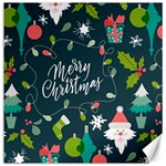 Merry Christmas, Happy New Year, Christmas Seamless Texture Canvas 12  x 12 