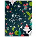 Merry Christmas, Happy New Year, Christmas Seamless Texture Canvas 12  x 16 