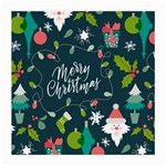 Merry Christmas, Happy New Year, Christmas Seamless Texture Medium Glasses Cloth