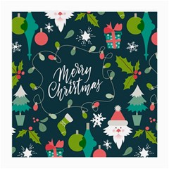 Merry Christmas, Happy New Year, Christmas Seamless Texture Medium Glasses Cloth (2 Sides) from ArtsNow.com Front