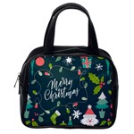 Merry Christmas, Happy New Year, Christmas Seamless Texture Classic Handbag (One Side)