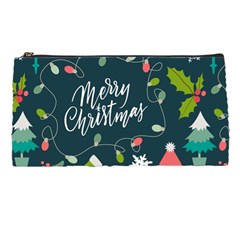 Merry Christmas, Happy New Year, Christmas Seamless Texture Pencil Case from ArtsNow.com Front