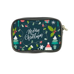 Merry Christmas, Happy New Year, Christmas Seamless Texture Coin Purse from ArtsNow.com Back