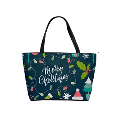 Merry Christmas, Happy New Year, Christmas Seamless Texture Classic Shoulder Handbag from ArtsNow.com Front