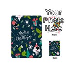 Merry Christmas, Happy New Year, Christmas Seamless Texture Playing Cards 54 Designs (Mini)