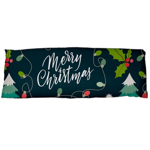 Merry Christmas, Happy New Year, Christmas Seamless Texture Body Pillow Case (Dakimakura) from ArtsNow.com Body Pillow Case