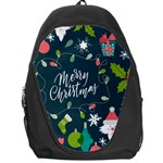 Merry Christmas, Happy New Year, Christmas Seamless Texture Backpack Bag