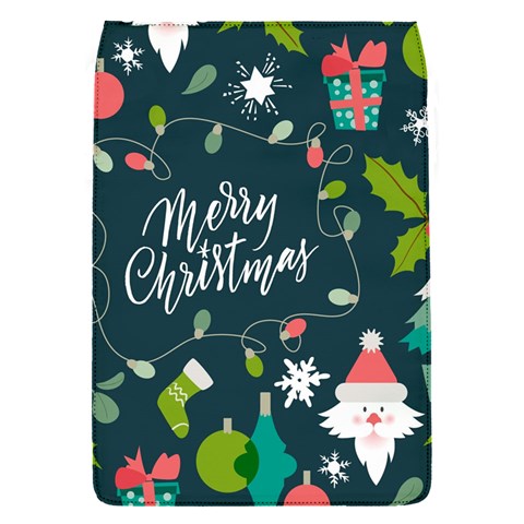 Merry Christmas, Happy New Year, Christmas Seamless Texture Removable Flap Cover (S) from ArtsNow.com Front