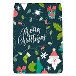 Merry Christmas, Happy New Year, Christmas Seamless Texture Removable Flap Cover (S)