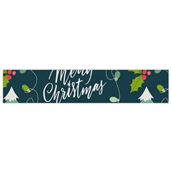 Merry Christmas, Happy New Year, Christmas Seamless Texture Small Premium Plush Fleece Scarf from ArtsNow.com Front