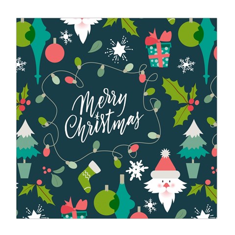 Merry Christmas, Happy New Year, Christmas Seamless Texture Duvet Cover (Queen Size) from ArtsNow.com Front