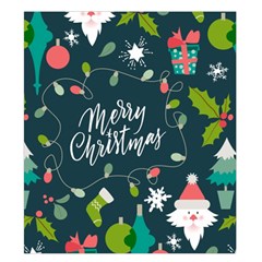 Merry Christmas, Happy New Year, Christmas Seamless Texture Duvet Cover Double Side (King Size) from ArtsNow.com Front