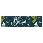 Merry Christmas, Happy New Year, Christmas Seamless Texture Oblong Satin Scarf (16  x 60 )