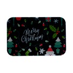 Merry Christmas, Happy New Year, Christmas Seamless Texture Open Lid Metal Box (Silver)  