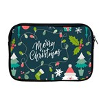 Merry Christmas, Happy New Year, Christmas Seamless Texture Apple MacBook Pro 17  Zipper Case