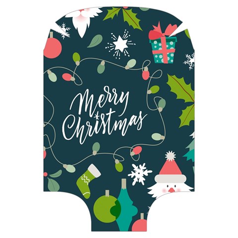 Merry Christmas, Happy New Year, Christmas Seamless Texture Luggage Cover (Large) from ArtsNow.com Front