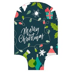 Merry Christmas, Happy New Year, Christmas Seamless Texture Luggage Cover (Small) from ArtsNow.com Front