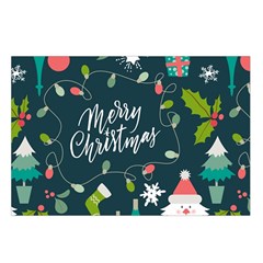 Merry Christmas, Happy New Year, Christmas Seamless Texture Waist Pouch (Small) from ArtsNow.com Loop