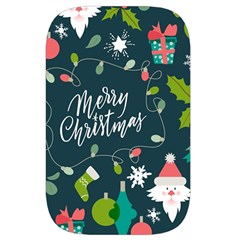 Merry Christmas, Happy New Year, Christmas Seamless Texture Belt Pouch Bag (Small) from ArtsNow.com Back