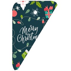 Merry Christmas, Happy New Year, Christmas Seamless Texture Belt Pouch Bag (Large) from ArtsNow.com Front Right