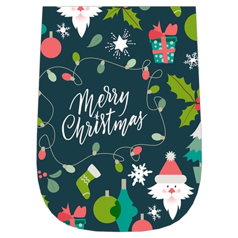 Merry Christmas, Happy New Year, Christmas Seamless Texture Wristlet Pouch Bag (Small) from ArtsNow.com Right Side