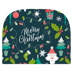 Merry Christmas, Happy New Year, Christmas Seamless Texture Make Up Case (Small) from ArtsNow.com Front