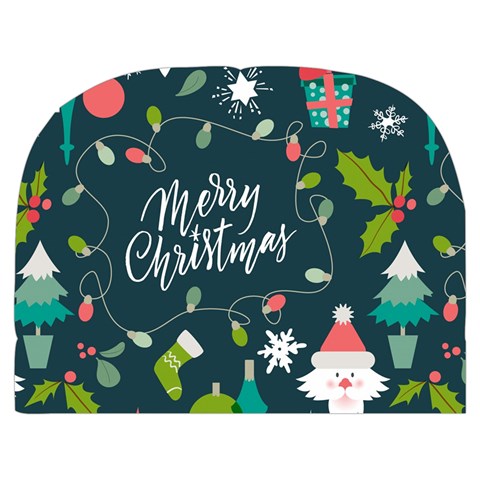 Merry Christmas, Happy New Year, Christmas Seamless Texture Make Up Case (Medium) from ArtsNow.com Front