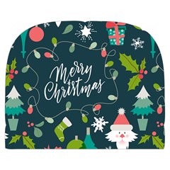 Merry Christmas, Happy New Year, Christmas Seamless Texture Make Up Case (Large) from ArtsNow.com Front